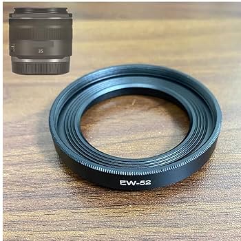 Canon - ほぼ未使用　Canon RF35 F1.8 マクロ +専用レンズフードEW-52 楽天市場】【EW-52】キャノン レンズフード 金属製 Canon 一眼